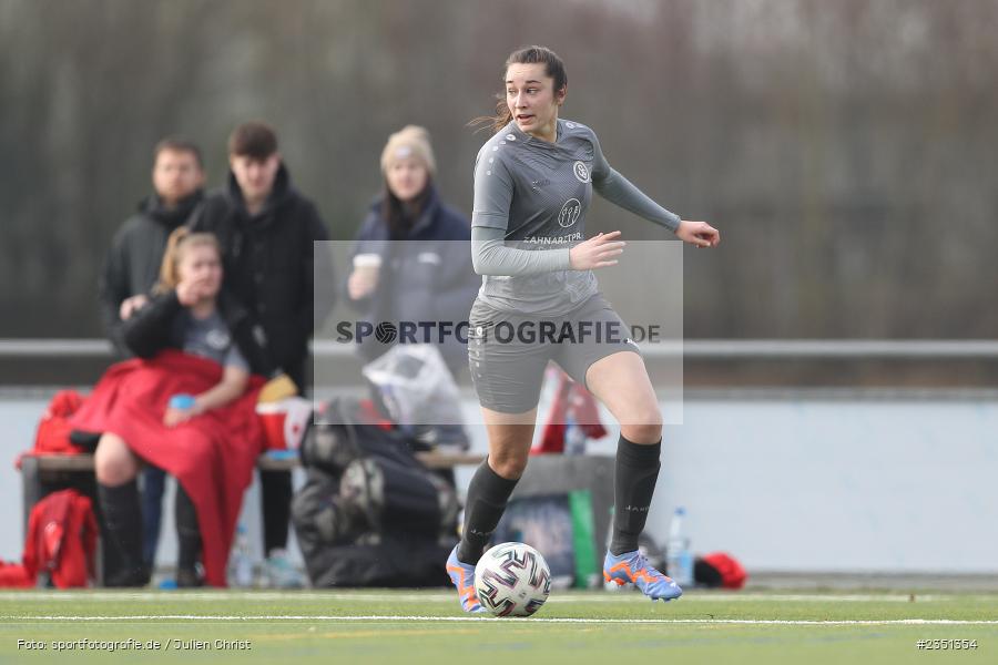 Marusha Knarr, Sportpark Heuchelhof, Würzburg, 12.02.2023, sport, action, Fussball, Frauen, Landesliga Nordwest, Bezirksoberliga, ERL, FWK, SpVgg Erlangen, FC Würzburger Kickers II - Bild-ID: 2351354 Marusha Knarr, Sportpark Heuchelhof, Würzburg, 12.02.2023, sport, action, Fussball, Frauen, Landesliga Nordwest, Bezirksoberliga, ERL, FWK, SpVgg Erlangen, FC Würzburger Kickers II - Bild-ID: 2351354