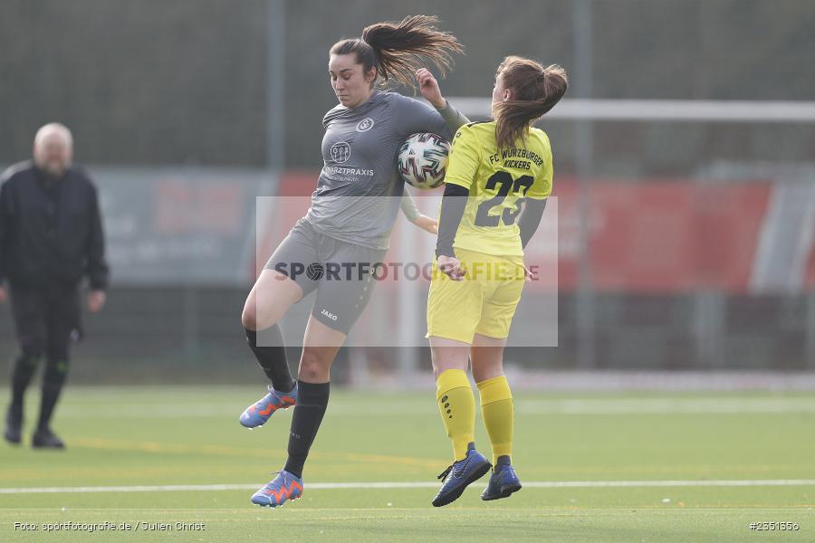 Marusha Knarr, Sportpark Heuchelhof, Würzburg, 12.02.2023, sport, action, Fussball, Frauen, Landesliga Nordwest, Bezirksoberliga, ERL, FWK, SpVgg Erlangen, FC Würzburger Kickers II - Bild-ID: 2351356 Marusha Knarr, Sportpark Heuchelhof, Würzburg, 12.02.2023, sport, action, Fussball, Frauen, Landesliga Nordwest, Bezirksoberliga, ERL, FWK, SpVgg Erlangen, FC Würzburger Kickers II - Bild-ID: 2351356