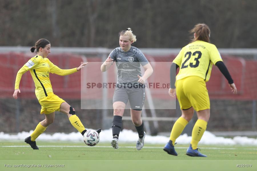 Merle Christiansen, Sportpark Heuchelhof, Würzburg, 12.02.2023, sport, action, Fussball, Frauen, Landesliga Nordwest, Bezirksoberliga, ERL, FWK, SpVgg Erlangen, FC Würzburger Kickers II - Bild-ID: 2351379