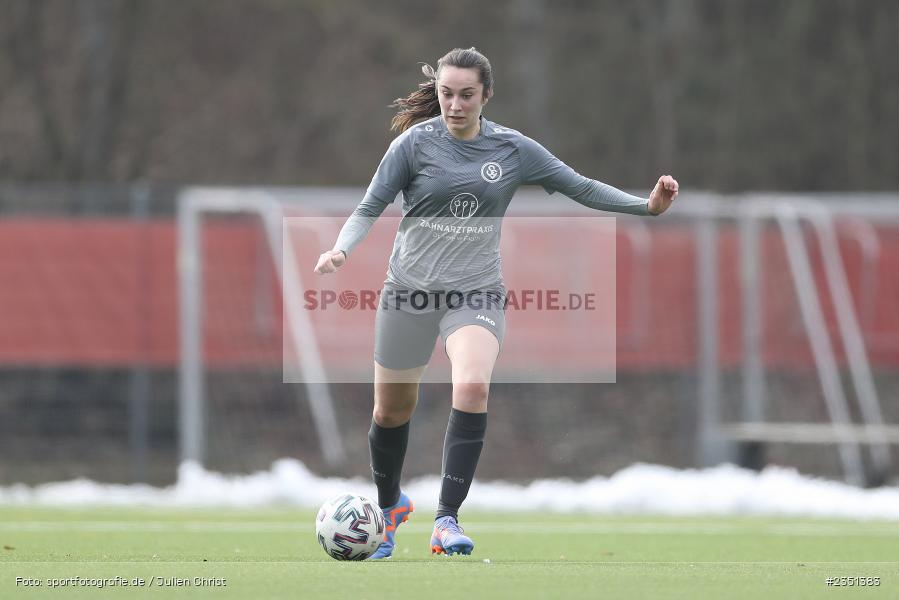 Marusha Knarr, Sportpark Heuchelhof, Würzburg, 12.02.2023, sport, action, Fussball, Frauen, Landesliga Nordwest, Bezirksoberliga, ERL, FWK, SpVgg Erlangen, FC Würzburger Kickers II - Bild-ID: 2351383 Marusha Knarr, Sportpark Heuchelhof, Würzburg, 12.02.2023, sport, action, Fussball, Frauen, Landesliga Nordwest, Bezirksoberliga, ERL, FWK, SpVgg Erlangen, FC Würzburger Kickers II - Bild-ID: 2351383
