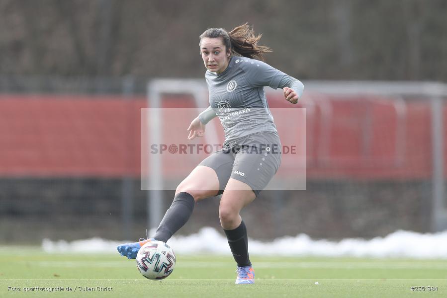 Marusha Knarr, Sportpark Heuchelhof, Würzburg, 12.02.2023, sport, action, Fussball, Frauen, Landesliga Nordwest, Bezirksoberliga, ERL, FWK, SpVgg Erlangen, FC Würzburger Kickers II - Bild-ID: 2351384 Marusha Knarr, Sportpark Heuchelhof, Würzburg, 12.02.2023, sport, action, Fussball, Frauen, Landesliga Nordwest, Bezirksoberliga, ERL, FWK, SpVgg Erlangen, FC Würzburger Kickers II - Bild-ID: 2351384