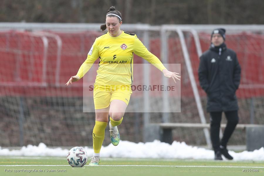 Maria Schmolke, Sportpark Heuchelhof, Würzburg, 12.02.2023, sport, action, Fussball, Frauen, Landesliga Nordwest, Bezirksoberliga, ERL, FWK, SpVgg Erlangen, FC Würzburger Kickers II - Bild-ID: 2351388 Maria Schmolke, Sportpark Heuchelhof, Würzburg, 12.02.2023, sport, action, Fussball, Frauen, Landesliga Nordwest, Bezirksoberliga, ERL, FWK, SpVgg Erlangen, FC Würzburger Kickers II - Bild-ID: 2351388