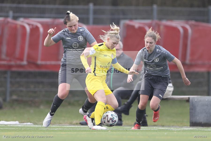 Franziska Gibfried, Sportpark Heuchelhof, Würzburg, 12.02.2023, sport, action, Fussball, Frauen, Landesliga Nordwest, Bezirksoberliga, ERL, FWK, SpVgg Erlangen, FC Würzburger Kickers II - Bild-ID: 2351394 Franziska Gibfried, Sportpark Heuchelhof, Würzburg, 12.02.2023, sport, action, Fussball, Frauen, Landesliga Nordwest, Bezirksoberliga, ERL, FWK, SpVgg Erlangen, FC Würzburger Kickers II - Bild-ID: 2351394