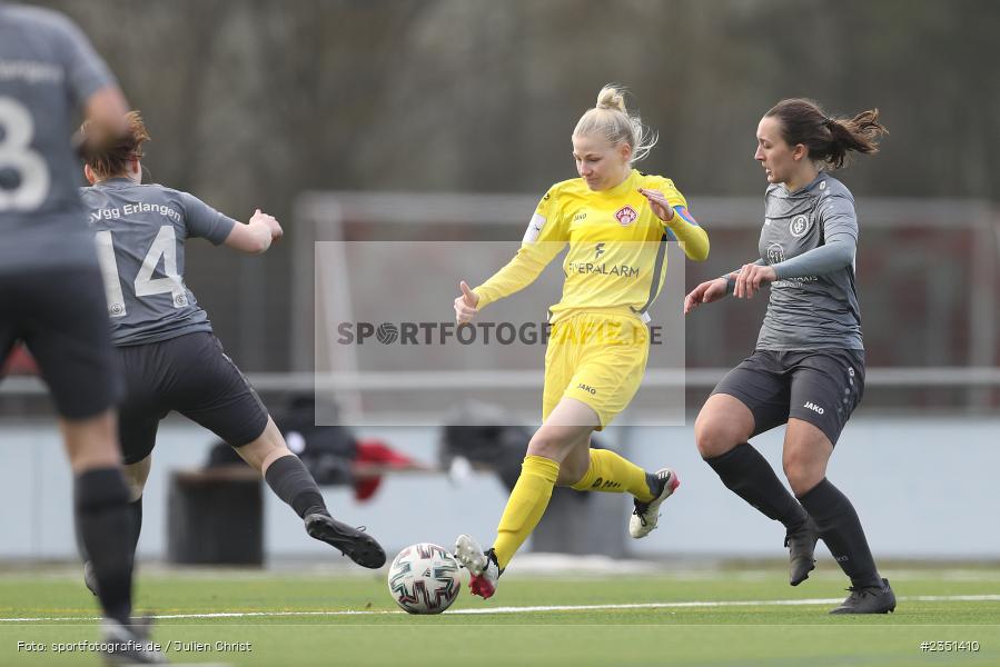 Franziska Gibfried, Sportpark Heuchelhof, Würzburg, 12.02.2023, sport, action, Fussball, Frauen, Landesliga Nordwest, Bezirksoberliga, ERL, FWK, SpVgg Erlangen, FC Würzburger Kickers II - Bild-ID: 2351410 Franziska Gibfried, Sportpark Heuchelhof, Würzburg, 12.02.2023, sport, action, Fussball, Frauen, Landesliga Nordwest, Bezirksoberliga, ERL, FWK, SpVgg Erlangen, FC Würzburger Kickers II - Bild-ID: 2351410