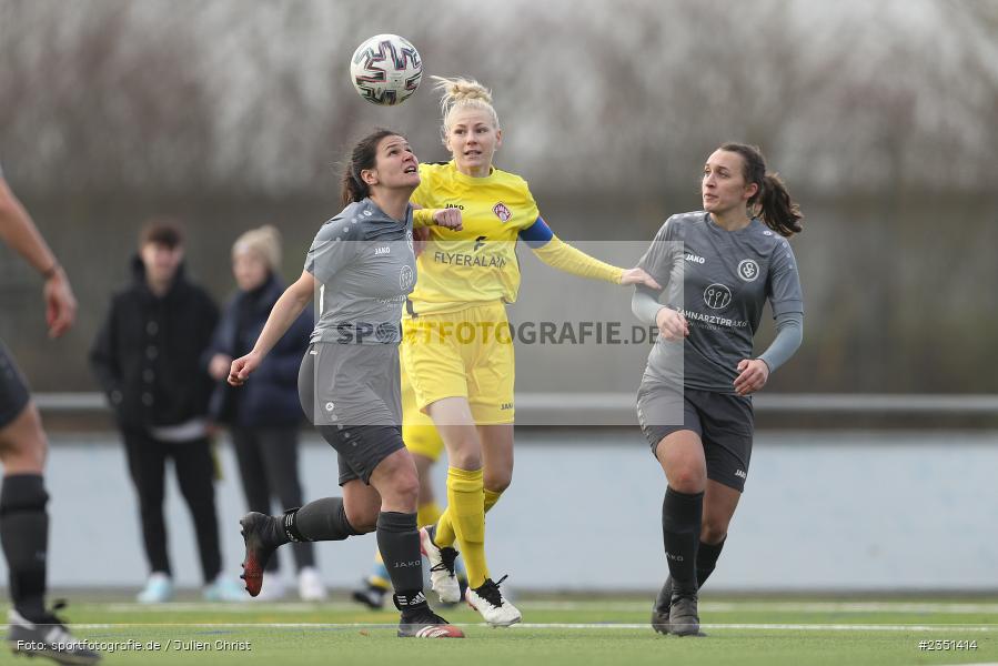 Franziska Gibfried, Sportpark Heuchelhof, Würzburg, 12.02.2023, sport, action, Fussball, Frauen, Landesliga Nordwest, Bezirksoberliga, ERL, FWK, SpVgg Erlangen, FC Würzburger Kickers II - Bild-ID: 2351414 Franziska Gibfried, Sportpark Heuchelhof, Würzburg, 12.02.2023, sport, action, Fussball, Frauen, Landesliga Nordwest, Bezirksoberliga, ERL, FWK, SpVgg Erlangen, FC Würzburger Kickers II - Bild-ID: 2351414