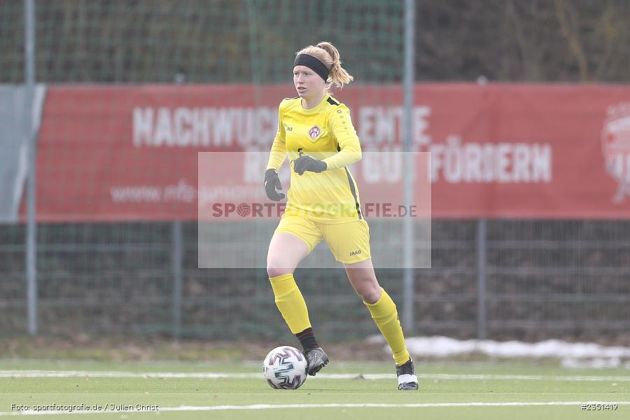 Lena Betz, Sportpark Heuchelhof, Würzburg, 12.02.2023, sport, action, Fussball, Frauen, Landesliga Nordwest, Bezirksoberliga, ERL, FWK, SpVgg Erlangen, FC Würzburger Kickers II - Bild-ID: 2351419 Lena Betz, Sportpark Heuchelhof, Würzburg, 12.02.2023, sport, action, Fussball, Frauen, Landesliga Nordwest, Bezirksoberliga, ERL, FWK, SpVgg Erlangen, FC Würzburger Kickers II - Bild-ID: 2351419