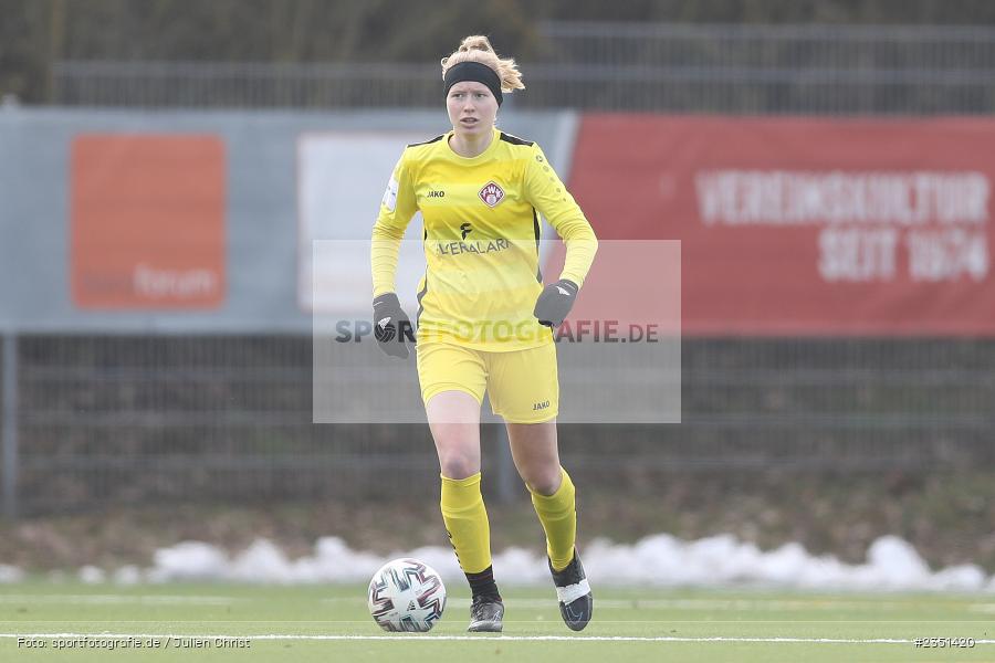 Lena Betz, Sportpark Heuchelhof, Würzburg, 12.02.2023, sport, action, Fussball, Frauen, Landesliga Nordwest, Bezirksoberliga, ERL, FWK, SpVgg Erlangen, FC Würzburger Kickers II - Bild-ID: 2351420 Lena Betz, Sportpark Heuchelhof, Würzburg, 12.02.2023, sport, action, Fussball, Frauen, Landesliga Nordwest, Bezirksoberliga, ERL, FWK, SpVgg Erlangen, FC Würzburger Kickers II - Bild-ID: 2351420