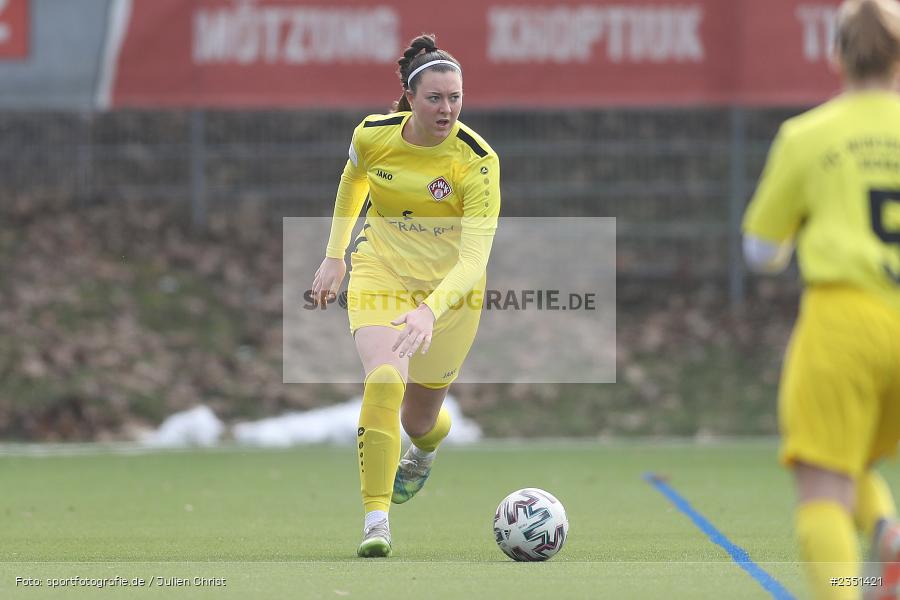 Maria Schmolke, Sportpark Heuchelhof, Würzburg, 12.02.2023, sport, action, Fussball, Frauen, Landesliga Nordwest, Bezirksoberliga, ERL, FWK, SpVgg Erlangen, FC Würzburger Kickers II - Bild-ID: 2351421 Maria Schmolke, Sportpark Heuchelhof, Würzburg, 12.02.2023, sport, action, Fussball, Frauen, Landesliga Nordwest, Bezirksoberliga, ERL, FWK, SpVgg Erlangen, FC Würzburger Kickers II - Bild-ID: 2351421