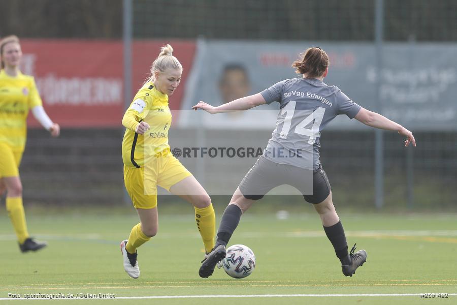 Franziska Gibfried, Sportpark Heuchelhof, Würzburg, 12.02.2023, sport, action, Fussball, Frauen, Landesliga Nordwest, Bezirksoberliga, ERL, FWK, SpVgg Erlangen, FC Würzburger Kickers II - Bild-ID: 2351422