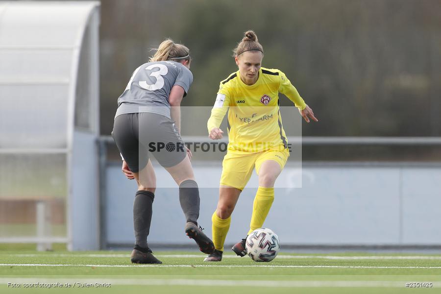 Sarah Zottmann, Sportpark Heuchelhof, Würzburg, 12.02.2023, sport, action, Fussball, Frauen, Landesliga Nordwest, Bezirksoberliga, ERL, FWK, SpVgg Erlangen, FC Würzburger Kickers II - Bild-ID: 2351425