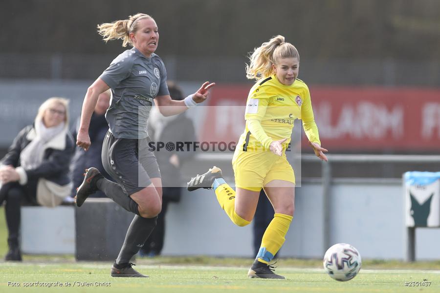 Ela Schlicker, Sportpark Heuchelhof, Würzburg, 12.02.2023, sport, action, Fussball, Frauen, Landesliga Nordwest, Bezirksoberliga, ERL, FWK, SpVgg Erlangen, FC Würzburger Kickers II - Bild-ID: 2351437 Ela Schlicker, Sportpark Heuchelhof, Würzburg, 12.02.2023, sport, action, Fussball, Frauen, Landesliga Nordwest, Bezirksoberliga, ERL, FWK, SpVgg Erlangen, FC Würzburger Kickers II - Bild-ID: 2351437