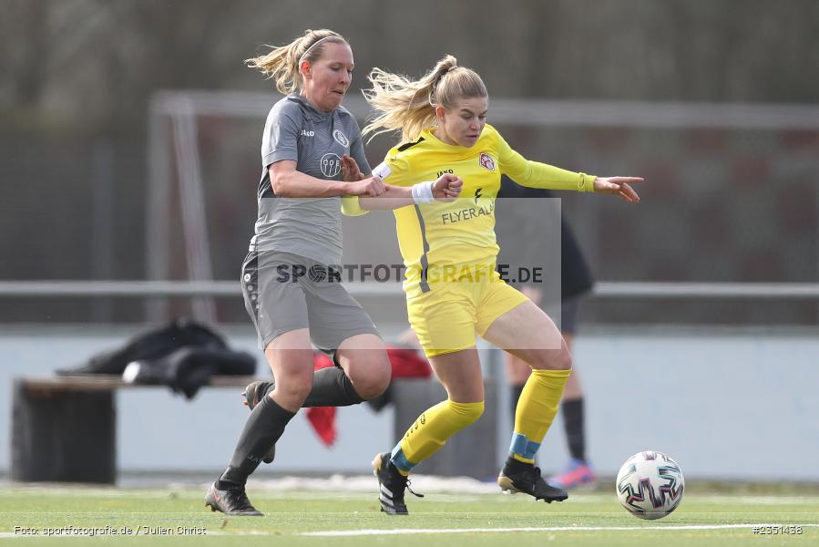 Ela Schlicker, Sportpark Heuchelhof, Würzburg, 12.02.2023, sport, action, Fussball, Frauen, Landesliga Nordwest, Bezirksoberliga, ERL, FWK, SpVgg Erlangen, FC Würzburger Kickers II - Bild-ID: 2351438 Ela Schlicker, Sportpark Heuchelhof, Würzburg, 12.02.2023, sport, action, Fussball, Frauen, Landesliga Nordwest, Bezirksoberliga, ERL, FWK, SpVgg Erlangen, FC Würzburger Kickers II - Bild-ID: 2351438