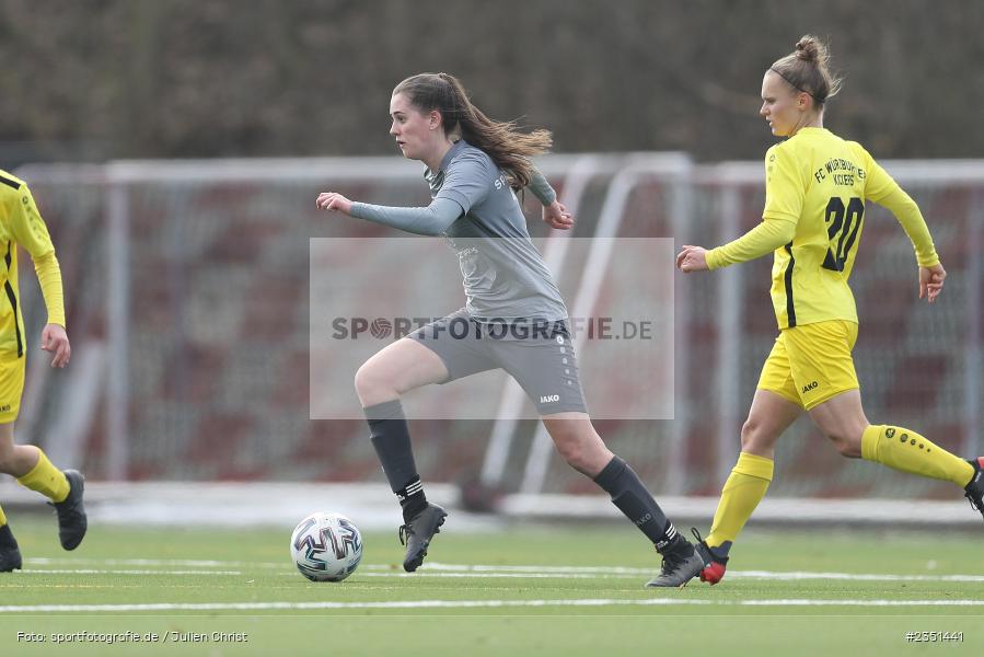 Christina Vanah, Sportpark Heuchelhof, Würzburg, 12.02.2023, sport, action, Fussball, Frauen, Landesliga Nordwest, Bezirksoberliga, ERL, FWK, SpVgg Erlangen, FC Würzburger Kickers II - Bild-ID: 2351441