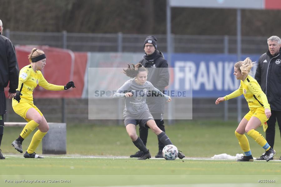 Hannah Hafner, Sportpark Heuchelhof, Würzburg, 12.02.2023, sport, action, Fussball, Frauen, Landesliga Nordwest, Bezirksoberliga, ERL, FWK, SpVgg Erlangen, FC Würzburger Kickers II - Bild-ID: 2351444 Hannah Hafner, Sportpark Heuchelhof, Würzburg, 12.02.2023, sport, action, Fussball, Frauen, Landesliga Nordwest, Bezirksoberliga, ERL, FWK, SpVgg Erlangen, FC Würzburger Kickers II - Bild-ID: 2351444