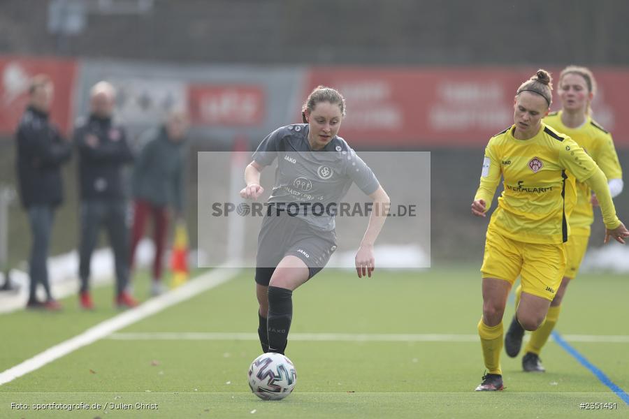 Emma Steger, Sportpark Heuchelhof, Würzburg, 12.02.2023, sport, action, Fussball, Frauen, Landesliga Nordwest, Bezirksoberliga, ERL, FWK, SpVgg Erlangen, FC Würzburger Kickers II - Bild-ID: 2351451 Emma Steger, Sportpark Heuchelhof, Würzburg, 12.02.2023, sport, action, Fussball, Frauen, Landesliga Nordwest, Bezirksoberliga, ERL, FWK, SpVgg Erlangen, FC Würzburger Kickers II - Bild-ID: 2351451
