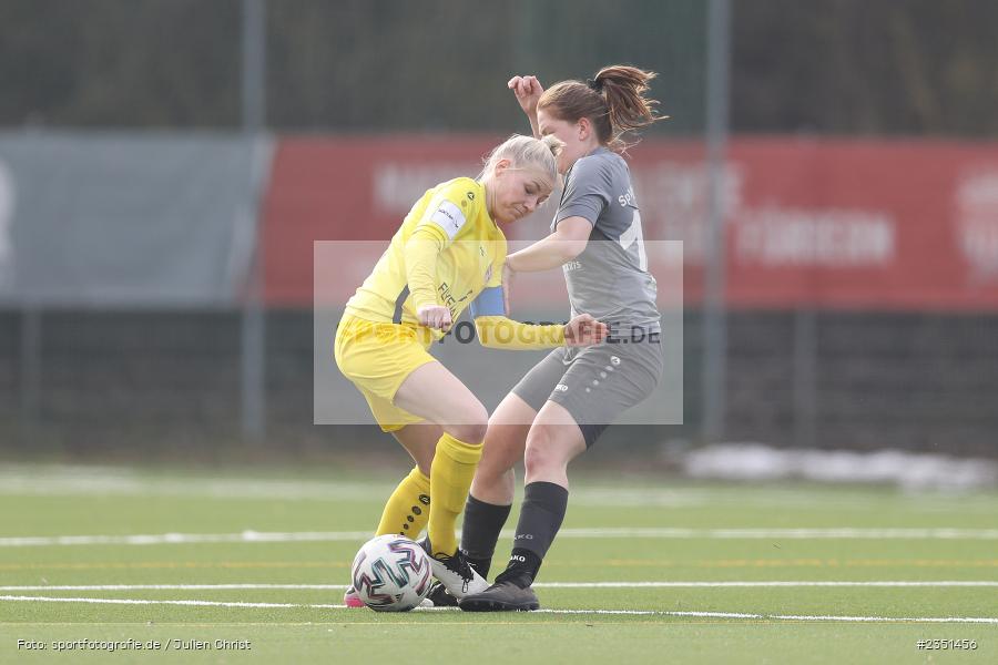 Franziska Gibfried, Sportpark Heuchelhof, Würzburg, 12.02.2023, sport, action, Fussball, Frauen, Landesliga Nordwest, Bezirksoberliga, ERL, FWK, SpVgg Erlangen, FC Würzburger Kickers II - Bild-ID: 2351456 Franziska Gibfried, Sportpark Heuchelhof, Würzburg, 12.02.2023, sport, action, Fussball, Frauen, Landesliga Nordwest, Bezirksoberliga, ERL, FWK, SpVgg Erlangen, FC Würzburger Kickers II - Bild-ID: 2351456