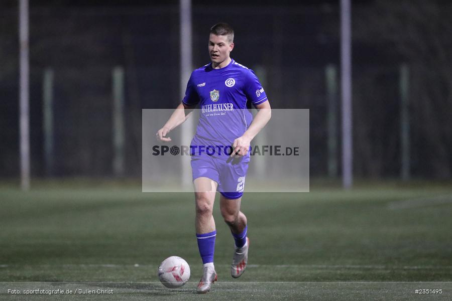 Fabio Gobbo, Sepp-Endres-Sportanlage, Würzburg, 14.02.2023, sport, action, Fussball, BFV, Landesliga Nordwest, Bayernliga Nord, TGH, FV04, TG Höchberg, Würzburger FV - Bild-ID: 2351495 Fabio Gobbo, Sepp-Endres-Sportanlage, Würzburg, 14.02.2023, sport, action, Fussball, BFV, Landesliga Nordwest, Bayernliga Nord, TGH, FV04, TG Höchberg, Würzburger FV - Bild-ID: 2351495