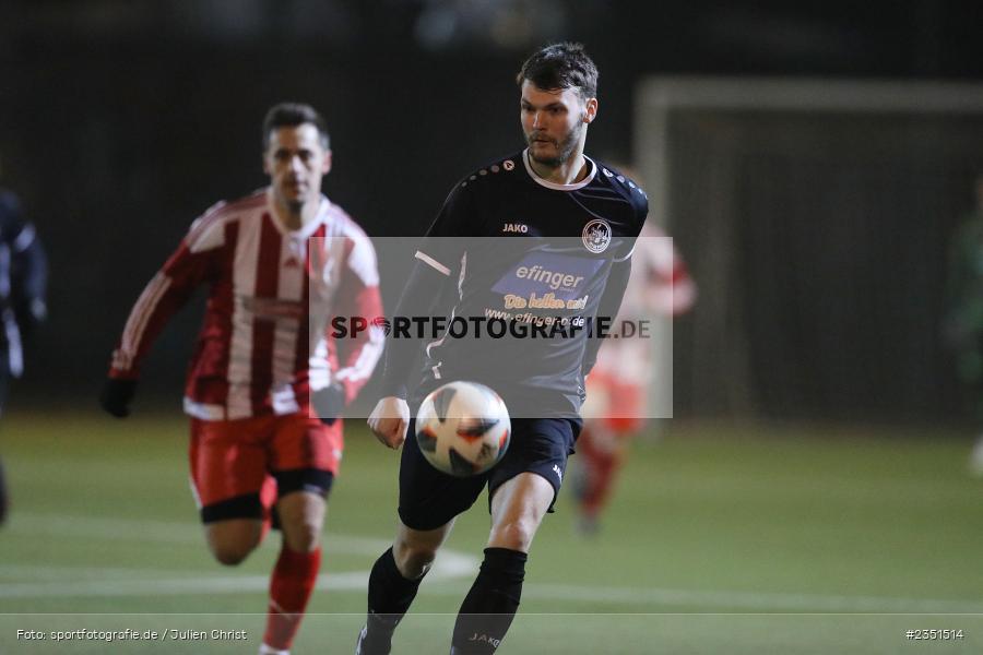 Moritz Fischer, Kunstrasenplatz, Rimpar, 14.02.2023, sport, action, Fussball, BFV, Landesliga Nordwest, Bezirksliga Unterfranken Ost, TSV Essleben, ASV Rimpar - Bild-ID: 2351514