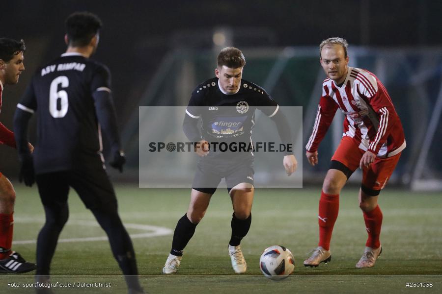 Sandro Kramosch, Kunstrasenplatz, Rimpar, 14.02.2023, sport, action, Fussball, BFV, Landesliga Nordwest, Bezirksliga Unterfranken Ost, TSV Essleben, ASV Rimpar - Bild-ID: 2351538 Sandro Kramosch, Kunstrasenplatz, Rimpar, 14.02.2023, sport, action, Fussball, BFV, Landesliga Nordwest, Bezirksliga Unterfranken Ost, TSV Essleben, ASV Rimpar - Bild-ID: 2351538