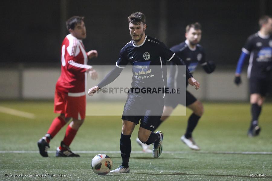 Moritz Fischer, Kunstrasenplatz, Rimpar, 14.02.2023, sport, action, Fussball, BFV, Landesliga Nordwest, Bezirksliga Unterfranken Ost, TSV Essleben, ASV Rimpar - Bild-ID: 2351543
