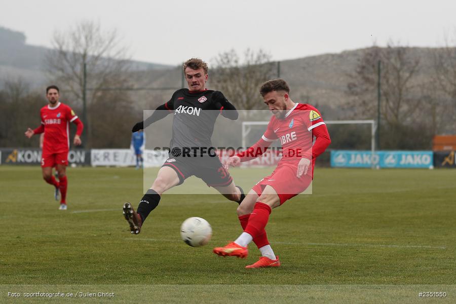 Jonas Singer, Sportgelände, Randersacker, 15.02.2023, sport, action, Fussball, BFV, Freundschaftsspiel, Regionalliga Südwest, Regionalliga Bayern, TSV, FWK, TSV Steinbach Haiger, FC Würzburger Kickers - Bild-ID: 2351550 Jonas Singer, Sportgelände, Randersacker, 15.02.2023, sport, action, Fussball, BFV, Freundschaftsspiel, Regionalliga Südwest, Regionalliga Bayern, TSV, FWK, TSV Steinbach Haiger, FC Würzburger Kickers - Bild-ID: 2351550