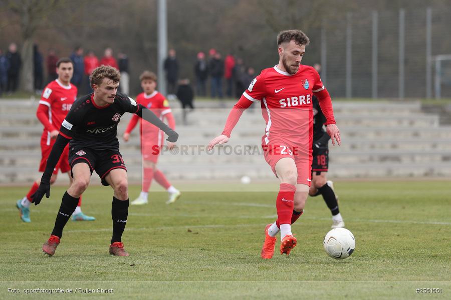 Jonas Singer, Sportgelände, Randersacker, 15.02.2023, sport, action, Fussball, BFV, Freundschaftsspiel, Regionalliga Südwest, Regionalliga Bayern, TSV, FWK, TSV Steinbach Haiger, FC Würzburger Kickers - Bild-ID: 2351551 Jonas Singer, Sportgelände, Randersacker, 15.02.2023, sport, action, Fussball, BFV, Freundschaftsspiel, Regionalliga Südwest, Regionalliga Bayern, TSV, FWK, TSV Steinbach Haiger, FC Würzburger Kickers - Bild-ID: 2351551
