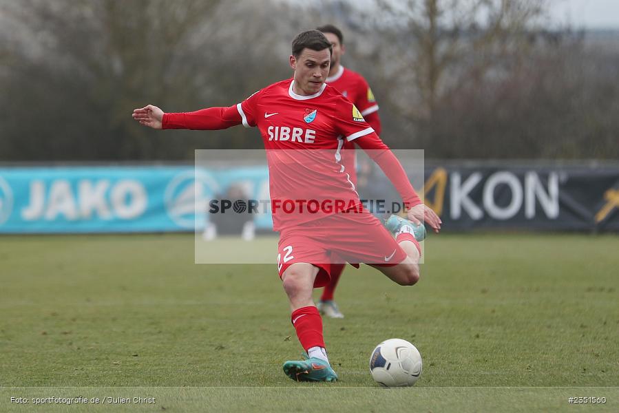 Gianluca Korte, Sportgelände, Randersacker, 15.02.2023, sport, action, Fussball, BFV, Freundschaftsspiel, Regionalliga Südwest, Regionalliga Bayern, TSV, FWK, TSV Steinbach Haiger, FC Würzburger Kickers - Bild-ID: 2351560 Gianluca Korte, Sportgelände, Randersacker, 15.02.2023, sport, action, Fussball, BFV, Freundschaftsspiel, Regionalliga Südwest, Regionalliga Bayern, TSV, FWK, TSV Steinbach Haiger, FC Würzburger Kickers - Bild-ID: 2351560