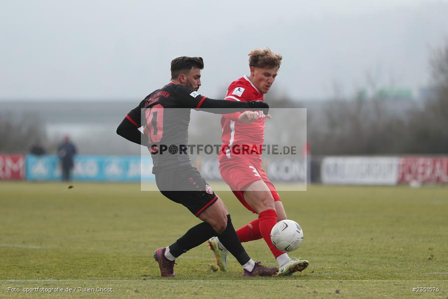 Dardan Karimani, Sportgelände, Randersacker, 15.02.2023, sport, action, Fussball, BFV, Freundschaftsspiel, Regionalliga Südwest, Regionalliga Bayern, TSV, FWK, TSV Steinbach Haiger, FC Würzburger Kickers - Bild-ID: 2351576 Dardan Karimani, Sportgelände, Randersacker, 15.02.2023, sport, action, Fussball, BFV, Freundschaftsspiel, Regionalliga Südwest, Regionalliga Bayern, TSV, FWK, TSV Steinbach Haiger, FC Würzburger Kickers - Bild-ID: 2351576
