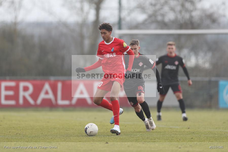 Leon Wolfgang Kwabena Bamf O Ampadu Wiafe, Sportgelände, Randersacker, 15.02.2023, sport, action, Fussball, BFV, Freundschaftsspiel, Regionalliga Südwest, Regionalliga Bayern, TSV, FWK, TSV Steinbach Haiger, FC Würzburger Kickers - Bild-ID: 2351585 Leon Wolfgang Kwabena Bamf O Ampadu Wiafe, Sportgelände, Randersacker, 15.02.2023, sport, action, Fussball, BFV, Freundschaftsspiel, Regionalliga Südwest, Regionalliga Bayern, TSV, FWK, TSV Steinbach Haiger, FC Würzburger Kickers - Bild-ID: 2351585