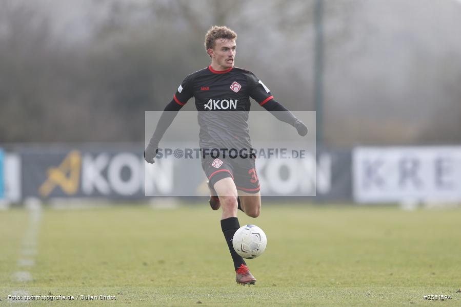 Tim Littmann, Sportgelände, Randersacker, 15.02.2023, sport, action, Fussball, BFV, Freundschaftsspiel, Regionalliga Südwest, Regionalliga Bayern, TSV, FWK, TSV Steinbach Haiger, FC Würzburger Kickers - Bild-ID: 2351594 Tim Littmann, Sportgelände, Randersacker, 15.02.2023, sport, action, Fussball, BFV, Freundschaftsspiel, Regionalliga Südwest, Regionalliga Bayern, TSV, FWK, TSV Steinbach Haiger, FC Würzburger Kickers - Bild-ID: 2351594