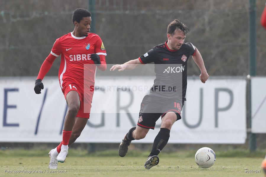 Peter Kurzweg, Sportgelände, Randersacker, 15.02.2023, sport, action, Fussball, BFV, Freundschaftsspiel, Regionalliga Südwest, Regionalliga Bayern, TSV, FWK, TSV Steinbach Haiger, FC Würzburger Kickers - Bild-ID: 2351597 Peter Kurzweg, Sportgelände, Randersacker, 15.02.2023, sport, action, Fussball, BFV, Freundschaftsspiel, Regionalliga Südwest, Regionalliga Bayern, TSV, FWK, TSV Steinbach Haiger, FC Würzburger Kickers - Bild-ID: 2351597