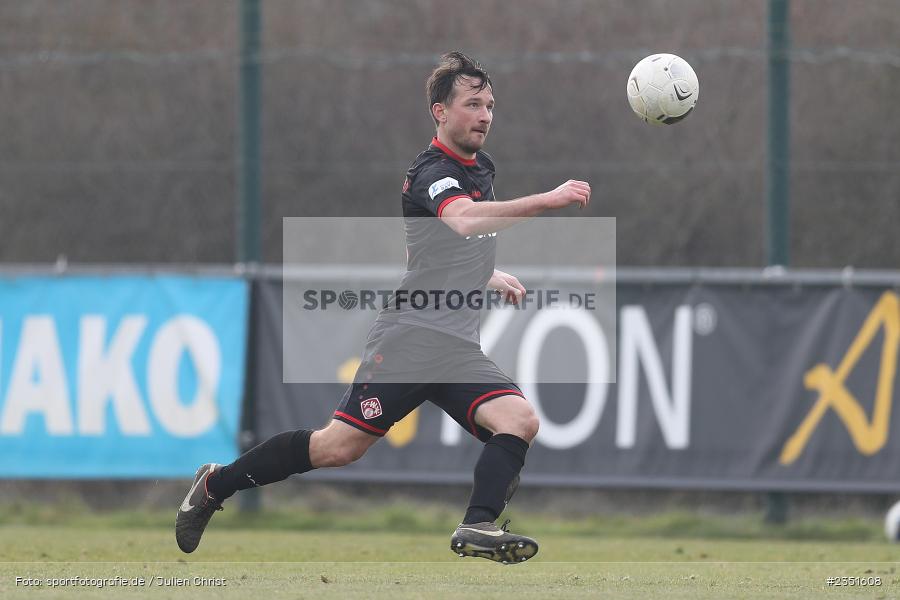 Peter Kurzweg, Sportgelände, Randersacker, 15.02.2023, sport, action, Fussball, BFV, Freundschaftsspiel, Regionalliga Südwest, Regionalliga Bayern, TSV, FWK, TSV Steinbach Haiger, FC Würzburger Kickers - Bild-ID: 2351608 Peter Kurzweg, Sportgelände, Randersacker, 15.02.2023, sport, action, Fussball, BFV, Freundschaftsspiel, Regionalliga Südwest, Regionalliga Bayern, TSV, FWK, TSV Steinbach Haiger, FC Würzburger Kickers - Bild-ID: 2351608