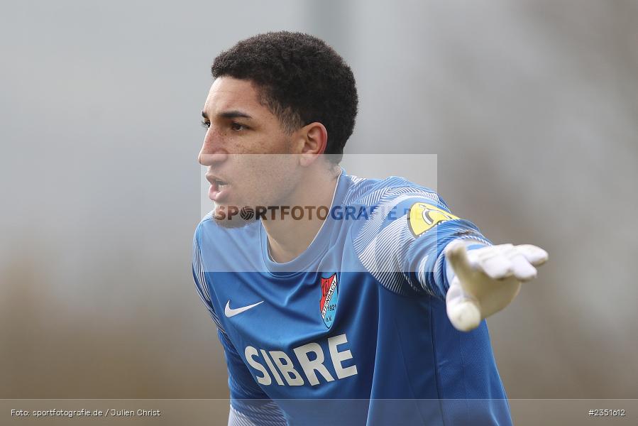 Kevin Olajinka Ibrahim, Sportgelände, Randersacker, 15.02.2023, sport, action, Fussball, BFV, Freundschaftsspiel, Regionalliga Südwest, Regionalliga Bayern, TSV, FWK, TSV Steinbach Haiger, FC Würzburger Kickers - Bild-ID: 2351612 Kevin Olajinka Ibrahim, Sportgelände, Randersacker, 15.02.2023, sport, action, Fussball, BFV, Freundschaftsspiel, Regionalliga Südwest, Regionalliga Bayern, TSV, FWK, TSV Steinbach Haiger, FC Würzburger Kickers - Bild-ID: 2351612