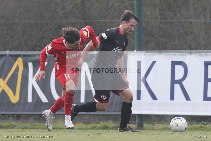 Peter Kurzweg, Sportgelände, Randersacker, 15.02.2023, sport, action, Fussball, BFV, Freundschaftsspiel, Regionalliga Südwest, Regionalliga Bayern, TSV, FWK, TSV Steinbach Haiger, FC Würzburger Kickers - Bild-ID: 2351618