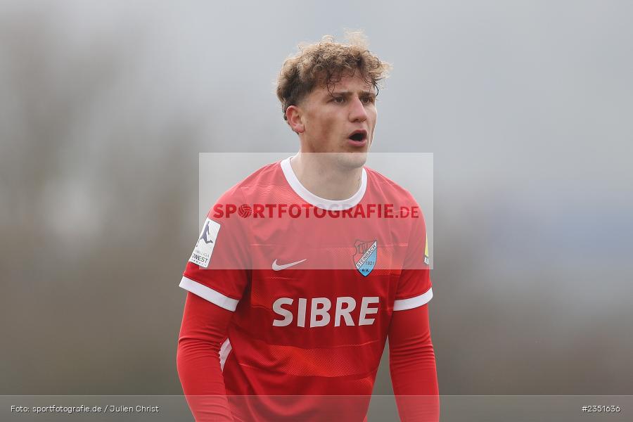 Mick Gudra, Sportgelände, Randersacker, 15.02.2023, sport, action, Fussball, BFV, Freundschaftsspiel, Regionalliga Südwest, Regionalliga Bayern, TSV, FWK, TSV Steinbach Haiger, FC Würzburger Kickers - Bild-ID: 2351636 Mick Gudra, Sportgelände, Randersacker, 15.02.2023, sport, action, Fussball, BFV, Freundschaftsspiel, Regionalliga Südwest, Regionalliga Bayern, TSV, FWK, TSV Steinbach Haiger, FC Würzburger Kickers - Bild-ID: 2351636