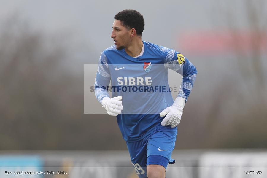 Kevin Olajinka Ibrahim, Sportgelände, Randersacker, 15.02.2023, sport, action, Fussball, BFV, Freundschaftsspiel, Regionalliga Südwest, Regionalliga Bayern, TSV, FWK, TSV Steinbach Haiger, FC Würzburger Kickers - Bild-ID: 2351639 Kevin Olajinka Ibrahim, Sportgelände, Randersacker, 15.02.2023, sport, action, Fussball, BFV, Freundschaftsspiel, Regionalliga Südwest, Regionalliga Bayern, TSV, FWK, TSV Steinbach Haiger, FC Würzburger Kickers - Bild-ID: 2351639