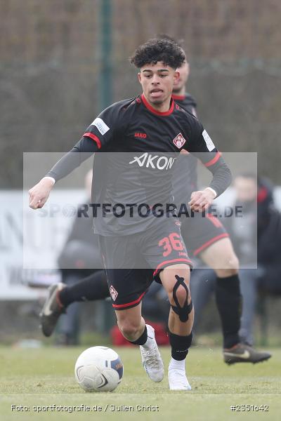 Andre Leipold, Sportgelände, Randersacker, 15.02.2023, sport, action, Fussball, BFV, Freundschaftsspiel, Regionalliga Südwest, Regionalliga Bayern, TSV, FWK, TSV Steinbach Haiger, FC Würzburger Kickers - Bild-ID: 2351642 Andre Leipold, Sportgelände, Randersacker, 15.02.2023, sport, action, Fussball, BFV, Freundschaftsspiel, Regionalliga Südwest, Regionalliga Bayern, TSV, FWK, TSV Steinbach Haiger, FC Würzburger Kickers - Bild-ID: 2351642