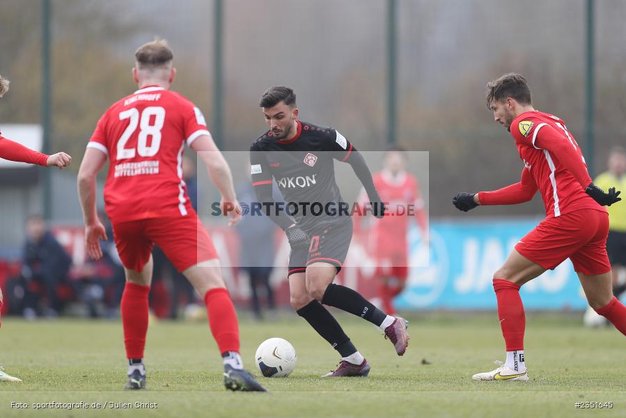 Dardan Karimani, Sportgelände, Randersacker, 15.02.2023, sport, action, Fussball, BFV, Freundschaftsspiel, Regionalliga Südwest, Regionalliga Bayern, TSV, FWK, TSV Steinbach Haiger, FC Würzburger Kickers - Bild-ID: 2351645 Dardan Karimani, Sportgelände, Randersacker, 15.02.2023, sport, action, Fussball, BFV, Freundschaftsspiel, Regionalliga Südwest, Regionalliga Bayern, TSV, FWK, TSV Steinbach Haiger, FC Würzburger Kickers - Bild-ID: 2351645