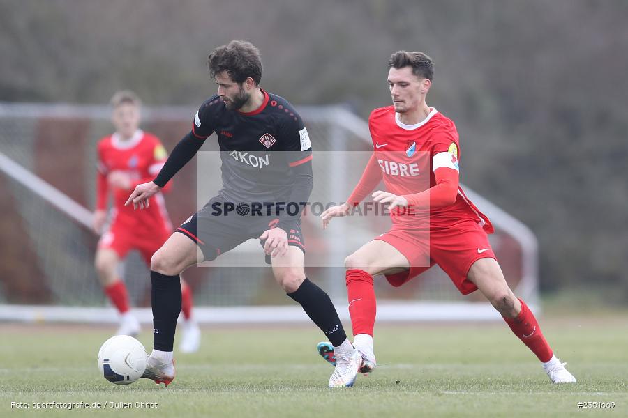 Daniel Hägele, Sportgelände, Randersacker, 15.02.2023, sport, action, Fussball, BFV, Freundschaftsspiel, Regionalliga Südwest, Regionalliga Bayern, TSV, FWK, TSV Steinbach Haiger, FC Würzburger Kickers - Bild-ID: 2351669