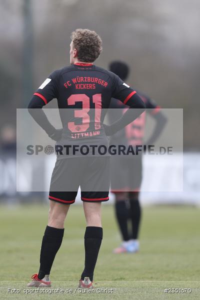 Tim Littmann, Sportgelände, Randersacker, 15.02.2023, sport, action, Fussball, BFV, Freundschaftsspiel, Regionalliga Südwest, Regionalliga Bayern, TSV, FWK, TSV Steinbach Haiger, FC Würzburger Kickers - Bild-ID: 2351670 Tim Littmann, Sportgelände, Randersacker, 15.02.2023, sport, action, Fussball, BFV, Freundschaftsspiel, Regionalliga Südwest, Regionalliga Bayern, TSV, FWK, TSV Steinbach Haiger, FC Würzburger Kickers - Bild-ID: 2351670