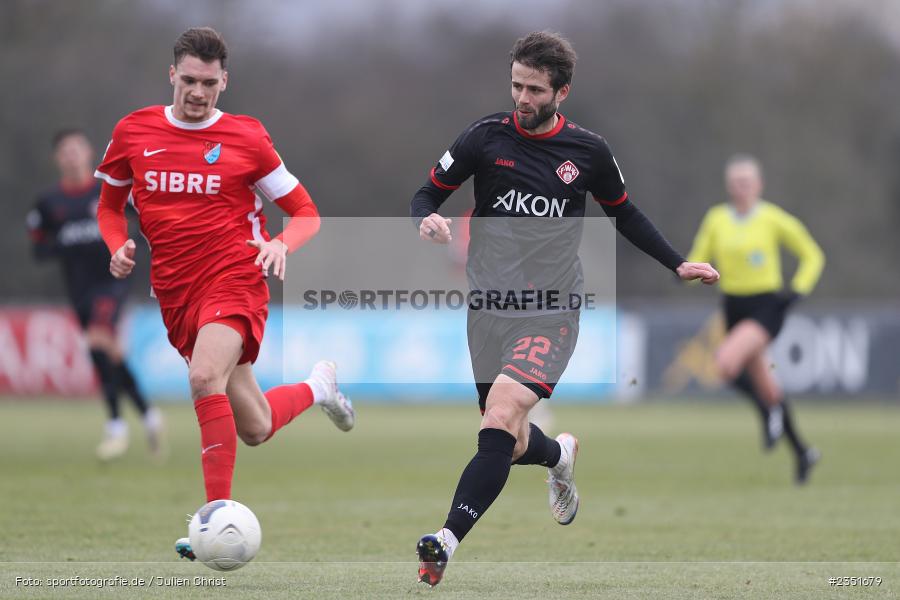 Daniel Hägele, Sportgelände, Randersacker, 15.02.2023, sport, action, Fussball, BFV, Freundschaftsspiel, Regionalliga Südwest, Regionalliga Bayern, TSV, FWK, TSV Steinbach Haiger, FC Würzburger Kickers - Bild-ID: 2351679