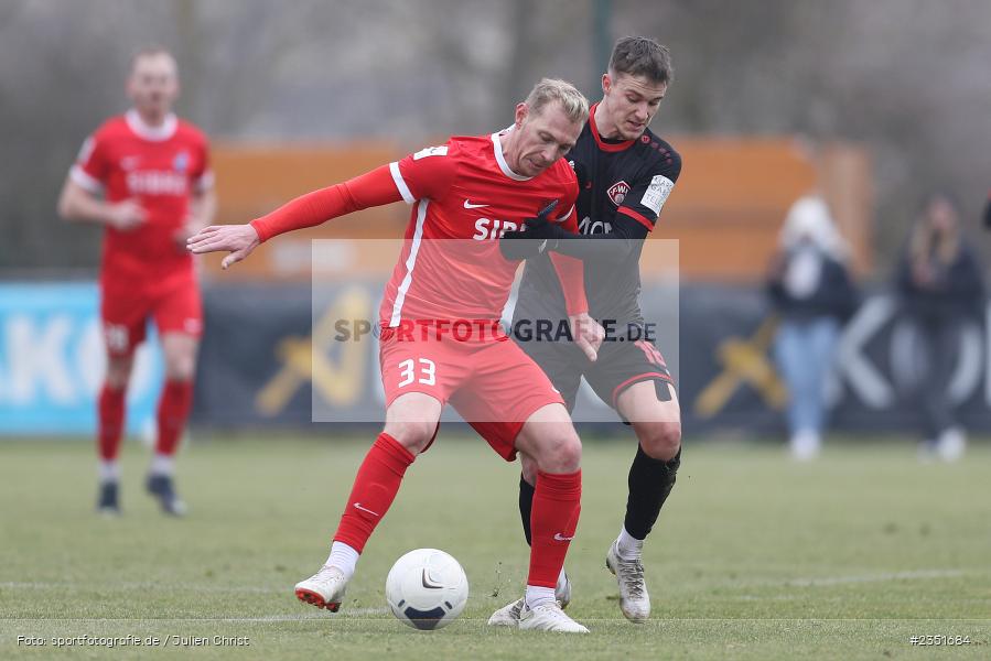 Sören Eismann, Sportgelände, Randersacker, 15.02.2023, sport, action, Fussball, BFV, Freundschaftsspiel, Regionalliga Südwest, Regionalliga Bayern, TSV, FWK, TSV Steinbach Haiger, FC Würzburger Kickers - Bild-ID: 2351684 Sören Eismann, Sportgelände, Randersacker, 15.02.2023, sport, action, Fussball, BFV, Freundschaftsspiel, Regionalliga Südwest, Regionalliga Bayern, TSV, FWK, TSV Steinbach Haiger, FC Würzburger Kickers - Bild-ID: 2351684