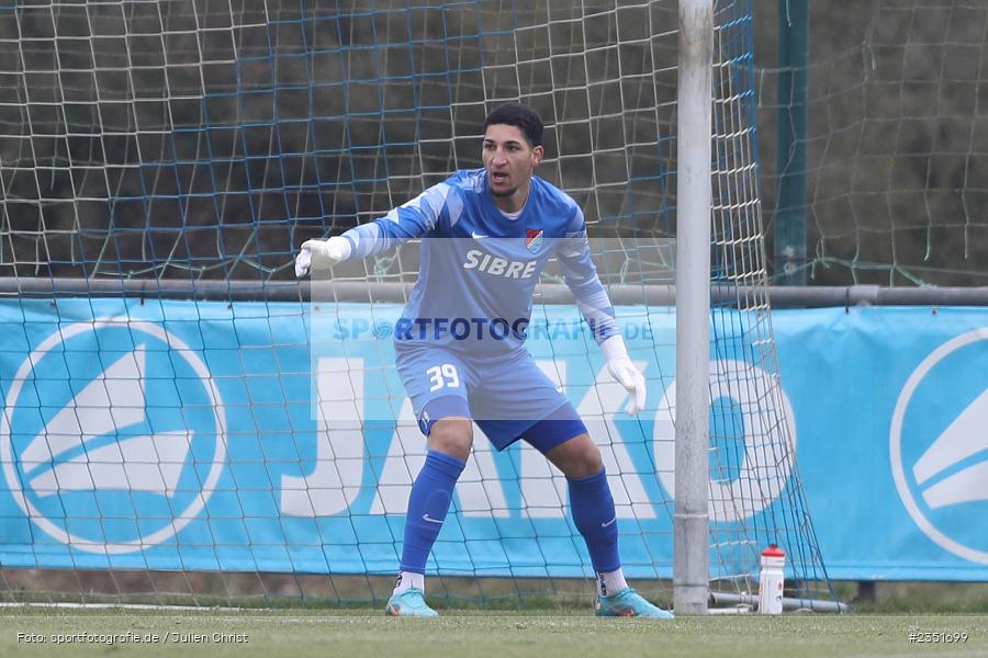 Kevin Olajinka Ibrahim, Sportgelände, Randersacker, 15.02.2023, sport, action, Fussball, BFV, Freundschaftsspiel, Regionalliga Südwest, Regionalliga Bayern, TSV, FWK, TSV Steinbach Haiger, FC Würzburger Kickers - Bild-ID: 2351699 Kevin Olajinka Ibrahim, Sportgelände, Randersacker, 15.02.2023, sport, action, Fussball, BFV, Freundschaftsspiel, Regionalliga Südwest, Regionalliga Bayern, TSV, FWK, TSV Steinbach Haiger, FC Würzburger Kickers - Bild-ID: 2351699