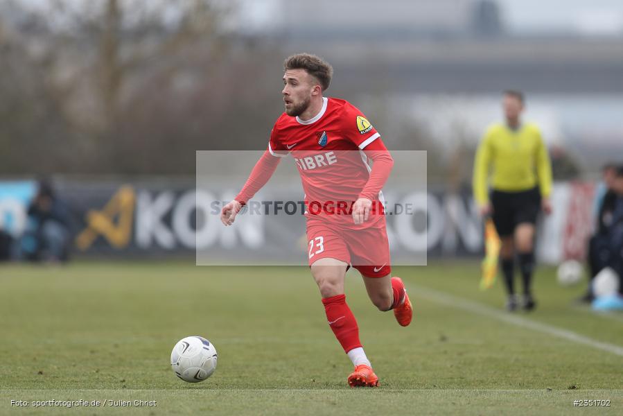 Jonas Singer, Sportgelände, Randersacker, 15.02.2023, sport, action, Fussball, BFV, Freundschaftsspiel, Regionalliga Südwest, Regionalliga Bayern, TSV, FWK, TSV Steinbach Haiger, FC Würzburger Kickers - Bild-ID: 2351702 Jonas Singer, Sportgelände, Randersacker, 15.02.2023, sport, action, Fussball, BFV, Freundschaftsspiel, Regionalliga Südwest, Regionalliga Bayern, TSV, FWK, TSV Steinbach Haiger, FC Würzburger Kickers - Bild-ID: 2351702