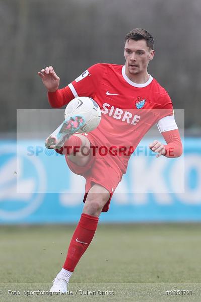 Paul Stock, Sportgelände, Randersacker, 15.02.2023, sport, action, Fussball, BFV, Freundschaftsspiel, Regionalliga Südwest, Regionalliga Bayern, TSV, FWK, TSV Steinbach Haiger, FC Würzburger Kickers - Bild-ID: 2351721