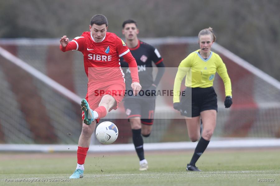 Gianluca Korte, Sportgelände, Randersacker, 15.02.2023, sport, action, Fussball, BFV, Freundschaftsspiel, Regionalliga Südwest, Regionalliga Bayern, TSV, FWK, TSV Steinbach Haiger, FC Würzburger Kickers - Bild-ID: 2351739 Gianluca Korte, Sportgelände, Randersacker, 15.02.2023, sport, action, Fussball, BFV, Freundschaftsspiel, Regionalliga Südwest, Regionalliga Bayern, TSV, FWK, TSV Steinbach Haiger, FC Würzburger Kickers - Bild-ID: 2351739