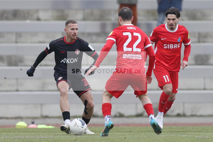 Benyas Solomon Junge-Abiol, Sportgelände, Randersacker, 15.02.2023, sport, action, Fussball, BFV, Freundschaftsspiel, Regionalliga Südwest, Regionalliga Bayern, TSV, FWK, TSV Steinbach Haiger, FC Würzburger Kickers - Bild-ID: 2351748 Benyas Solomon Junge-Abiol, Sportgelände, Randersacker, 15.02.2023, sport, action, Fussball, BFV, Freundschaftsspiel, Regionalliga Südwest, Regionalliga Bayern, TSV, FWK, TSV Steinbach Haiger, FC Würzburger Kickers - Bild-ID: 2351748