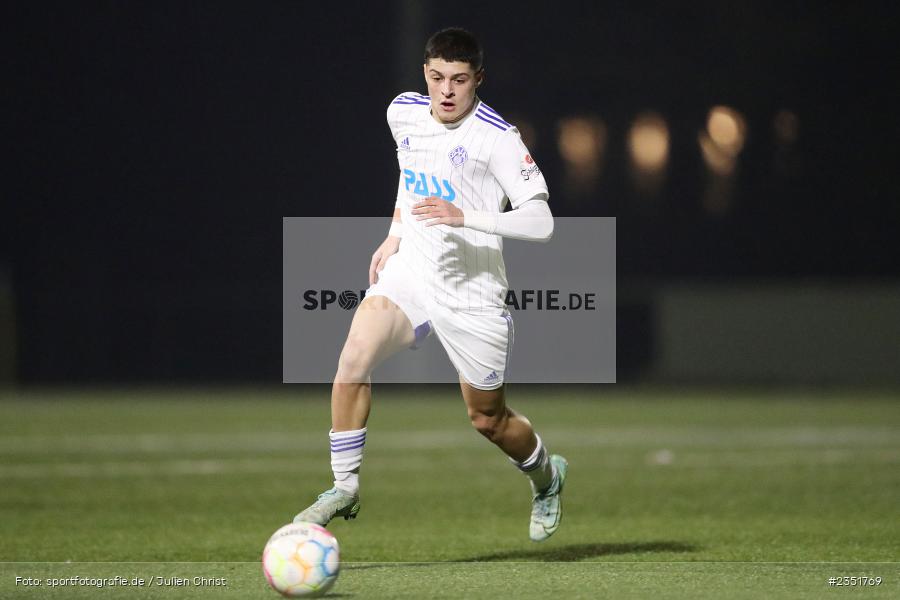 Younes Dahmani, Sportgelände Am Schönbusch, Aschaffenburg, 16.02.2023, sport, action, Fussball, BFV, Freundschaftsspiel, Bezirksliga Unterfranken West, Regionalliga Bayern, TuS 1893 Aschaffenburg-Leider, SV Viktoria Aschaffenburg - Bild-ID: 2351769 Younes Dahmani, Sportgelände Am Schönbusch, Aschaffenburg, 16.02.2023, sport, action, Fussball, BFV, Freundschaftsspiel, Bezirksliga Unterfranken West, Regionalliga Bayern, TuS 1893 Aschaffenburg-Leider, SV Viktoria Aschaffenburg - Bild-ID: 2351769