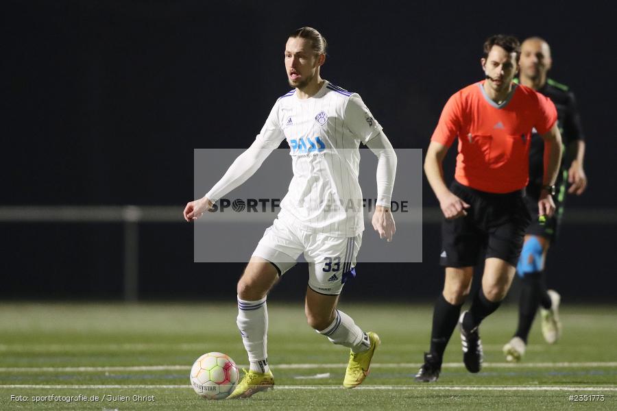 Nicolas Hebisch, Sportgelände Am Schönbusch, Aschaffenburg, 16.02.2023, sport, action, Fussball, BFV, Freundschaftsspiel, Bezirksliga Unterfranken West, Regionalliga Bayern, TuS 1893 Aschaffenburg-Leider, SV Viktoria Aschaffenburg - Bild-ID: 2351773 Nicolas Hebisch, Sportgelände Am Schönbusch, Aschaffenburg, 16.02.2023, sport, action, Fussball, BFV, Freundschaftsspiel, Bezirksliga Unterfranken West, Regionalliga Bayern, TuS 1893 Aschaffenburg-Leider, SV Viktoria Aschaffenburg - Bild-ID: 2351773