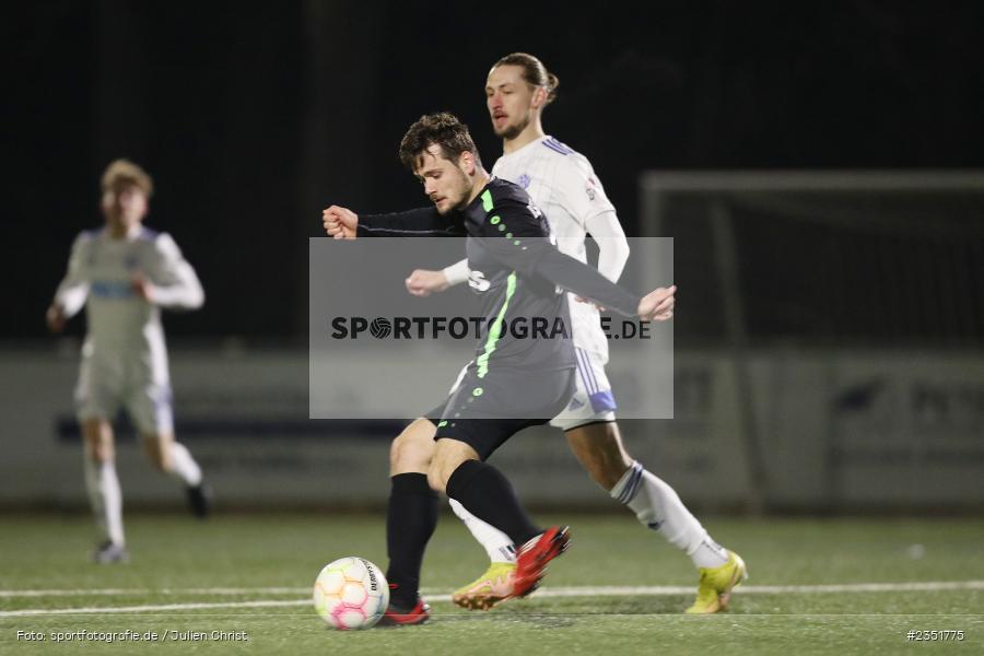 Philipp Eckstein, Sportgelände Am Schönbusch, Aschaffenburg, 16.02.2023, sport, action, Fussball, BFV, Freundschaftsspiel, Bezirksliga Unterfranken West, Regionalliga Bayern, TuS 1893 Aschaffenburg-Leider, SV Viktoria Aschaffenburg - Bild-ID: 2351775 Philipp Eckstein, Sportgelände Am Schönbusch, Aschaffenburg, 16.02.2023, sport, action, Fussball, BFV, Freundschaftsspiel, Bezirksliga Unterfranken West, Regionalliga Bayern, TuS 1893 Aschaffenburg-Leider, SV Viktoria Aschaffenburg - Bild-ID: 2351775